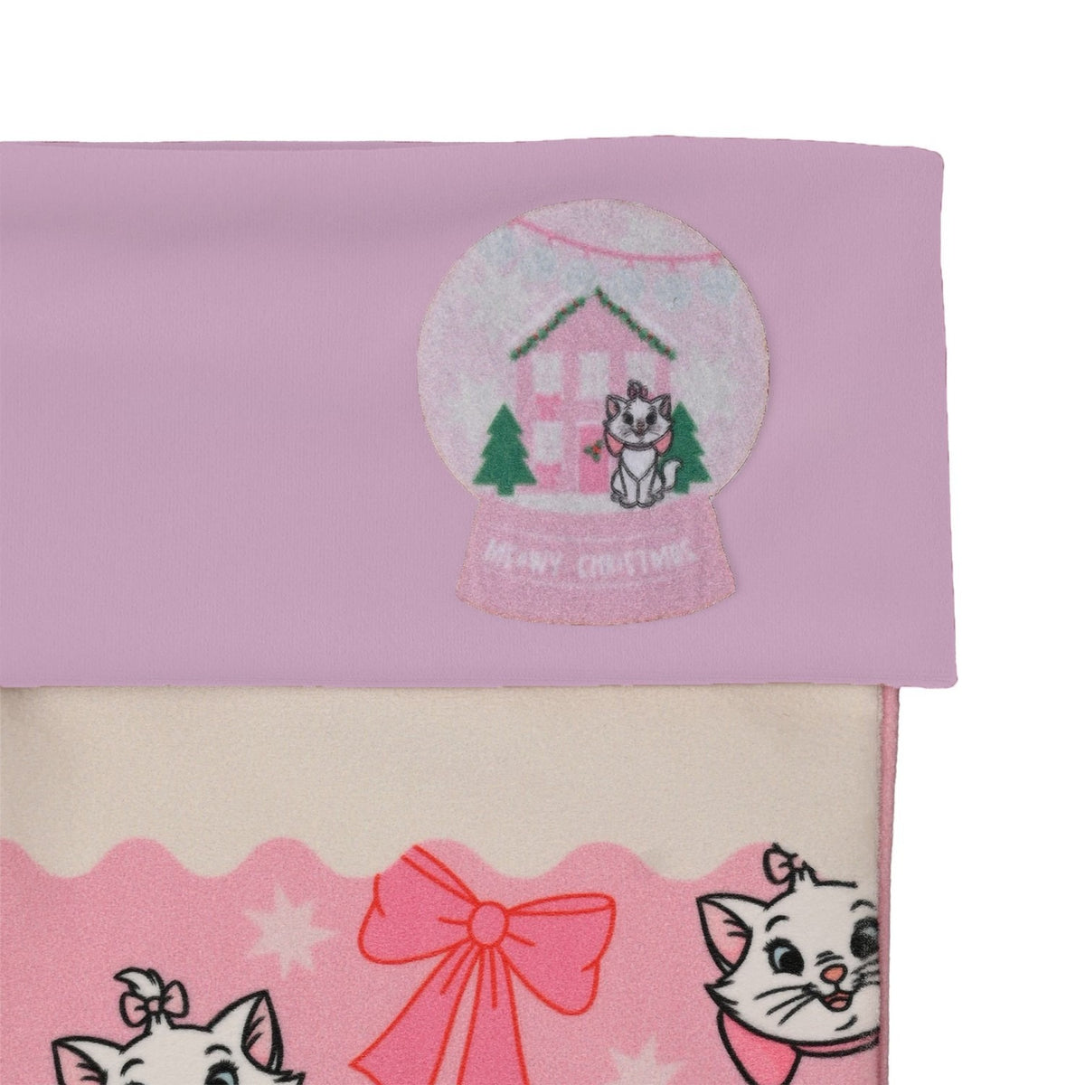 The Aristocats Marie Present Stocking with Pompoms - Pink