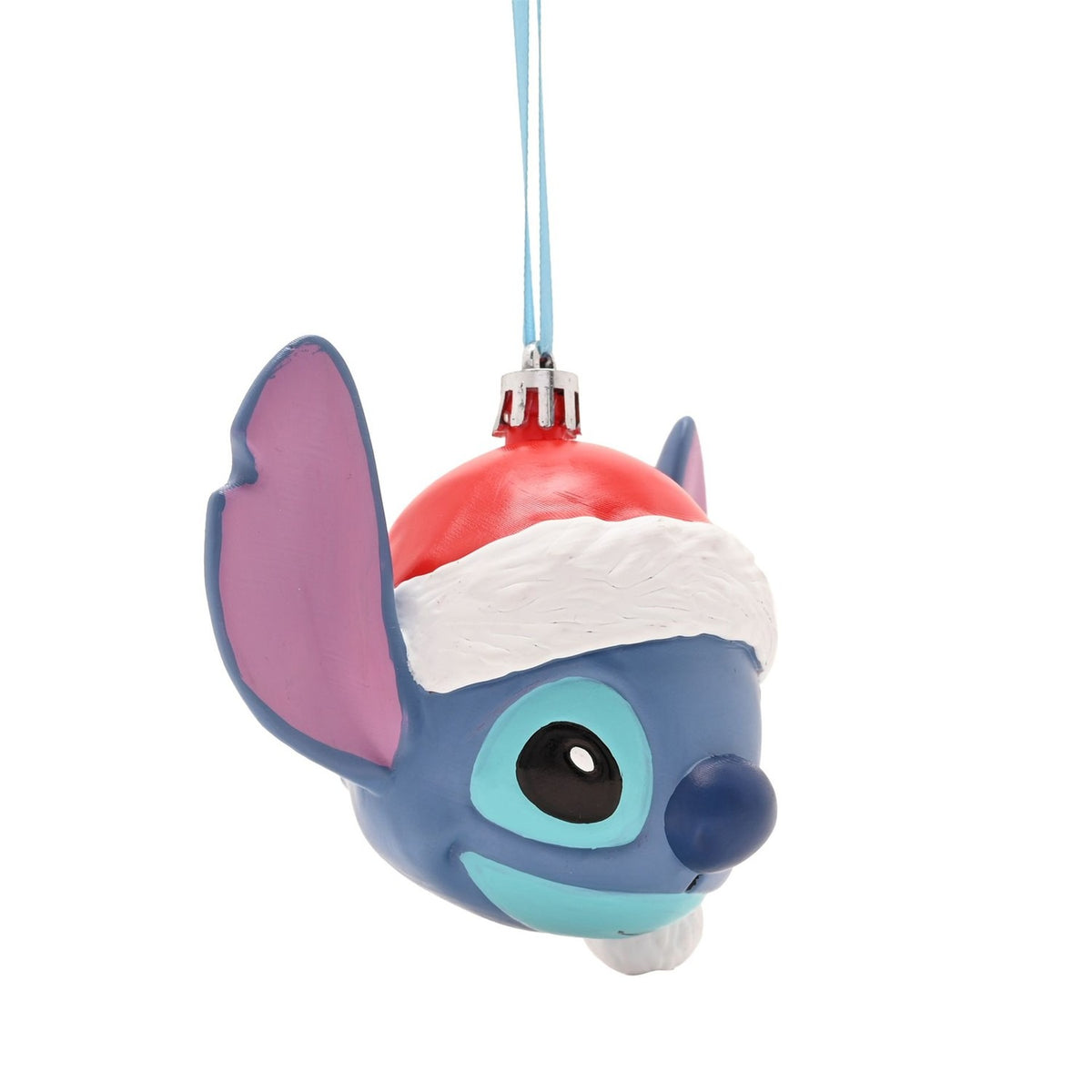 Stitch 3D Plastic Head Christmas Tree Decoration - Blue & Red
