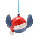 Stitch 3D Plastic Head Christmas Tree Decoration - Blue & Red