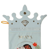 Moana Princess Crown Christmas Stocking with Loop - Blue
