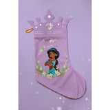 Princess Jasmine Crown Cuff Christmas Stocking - Purple
