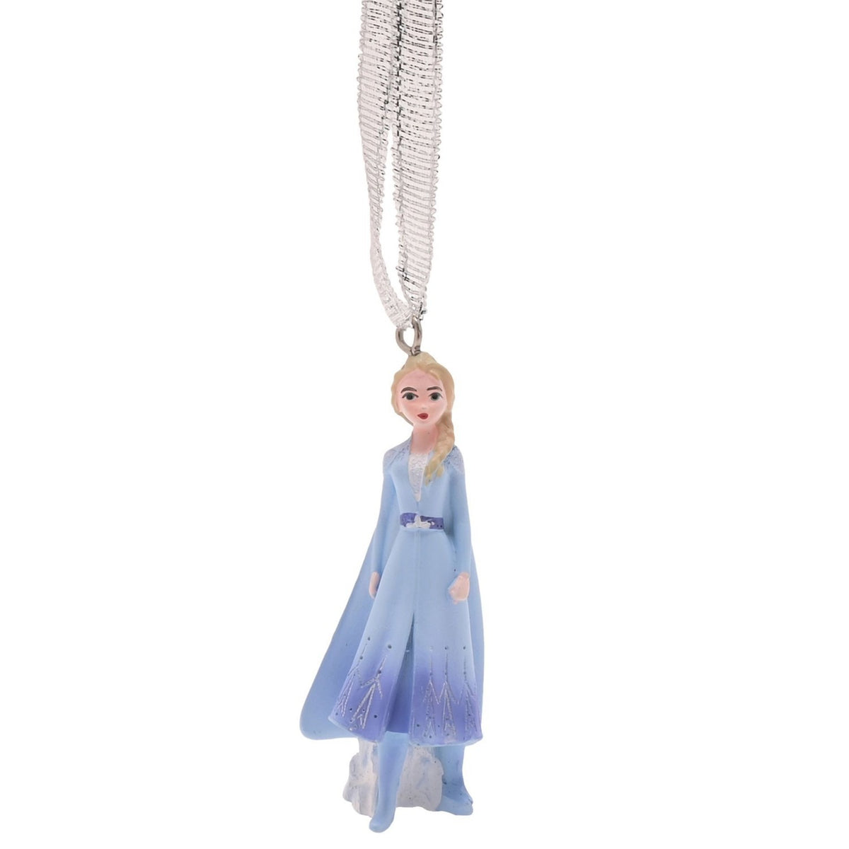 Set of 3 Frozen Hanging Resin Christmas Tree Decorations