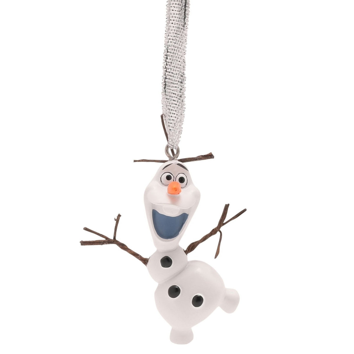 Set of 3 Frozen Hanging Resin Christmas Tree Decorations