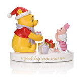 A Good Day for Sharing Winnie the Pooh Large Resin Figurine