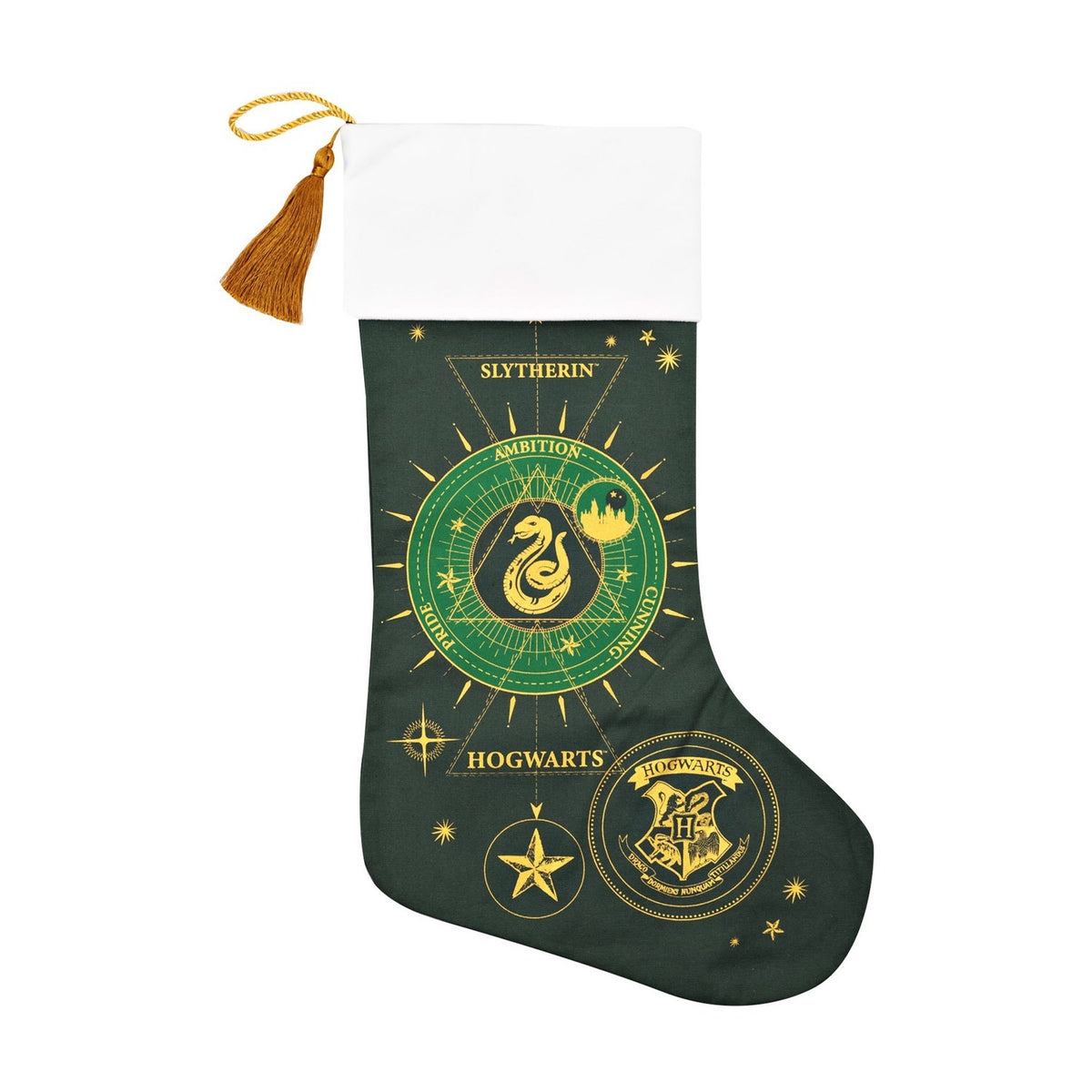 Harry Potter Yule Ball Slytherin Christmas Stocking - Green