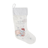 Dumbo First Christmas Stocking with Hanging Loop - White