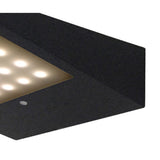 Yeti Solar/Sensor Outdoor LED Wall Light - Graphite