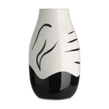Yuzawa Ceramic Vase - Black & White