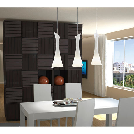 Zack 3 Light Bar Pendant Light - Satin Nickel