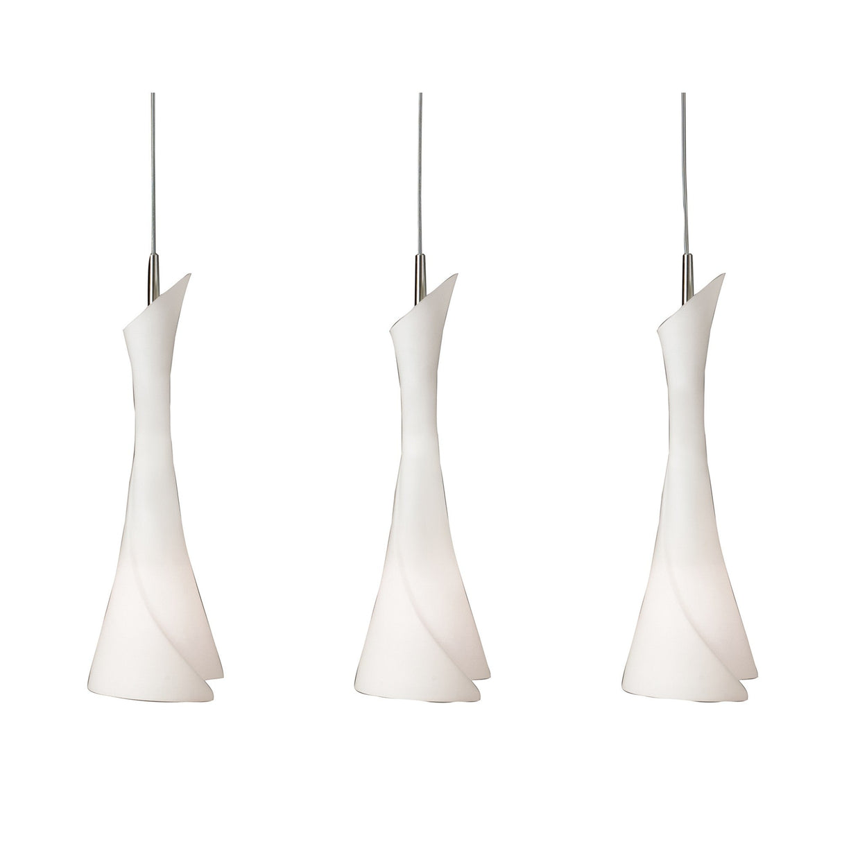 Zack 3 Light Bar Pendant Light - Satin Nickel