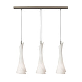 Zack 3 Light Bar Pendant Light - Satin Nickel