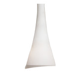 Zack 17cm 1 Light Glass Pendant Light - Satin Nickel