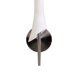 Zack 1 Light Wall Light - Satin Nickel