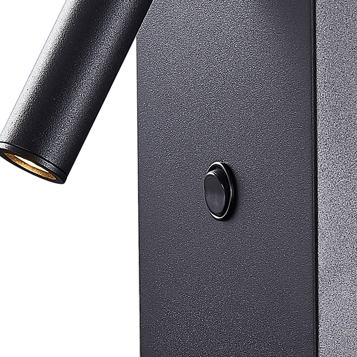 Zanzibar Reader LED Wall Light With Switch & Phone Induction Charger 3W 3000K - Sand Black