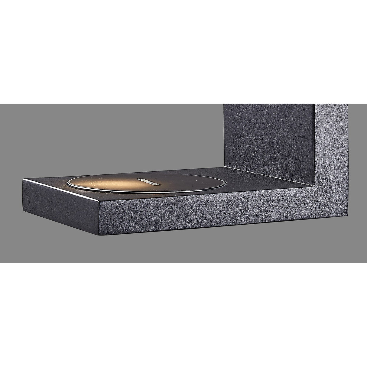 Zanzibar Reader LED Wall Light With Switch & Phone Induction Charger 3W 3000K - Sand Black