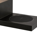 Zanzibar Globe LED Wall Light With Switch & Phone Induction Charger 6W 3000K - Sand Black