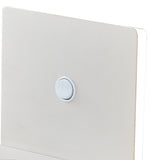 Zanzibar Backlight LED Wall Light With Switch & Phone Induction Charger 3W 3000K - Sand White