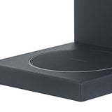 Zanzibar Backlight LED Wall Light With Switch & Phone Induction Charger 3W 3000K - Sand Black