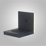 Zanzibar Backlight LED Wall Light With Switch & Phone Induction Charger 3W 3000K - Sand Black