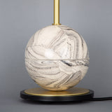 Zapp Ceramic Globe Table Lamp - Marbled