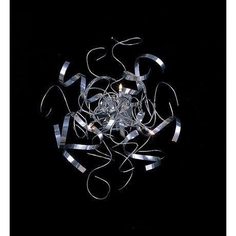 Zen Round 3 Light Wall/Ceiling Light - Chrome