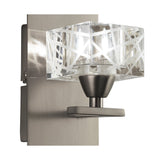 Zen 1 Light Wall Light With Switch - Satin Nickel