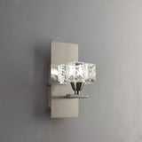 Zen 1 Light Wall Light With Switch - Satin Nickel