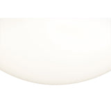Zero Round 9 Light Wall/Ceiling Light - White