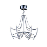 Zest 60cm Round 9 Light Crystal Chandelier - Polished Chrome