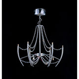 Zest 60cm Round 9 Light Crystal Chandelier - Polished Chrome