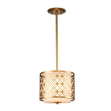 Ziggy 1lt Small Pendant - Lacquered Gold