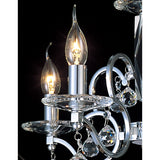 Zinta 50cm 4 Light Crystal Chandelier - Polished Chrome