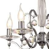 Zinta 50cm 4 Light Crystal Chandelier - Polished Chrome