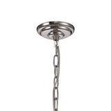 Zinta 60cm 6 Light Crystal Chandelier - Polished Chrome