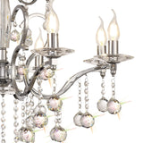 Zinta 75cm 2 Tier 12 Light Crystal Chandelier - Polished Chrome