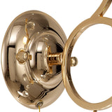 Zinta 1 Light Crystal Wall Light With Switch - Gold