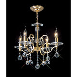 Zinta 50cm 4 Light Crystal Chandelier - French Gold