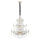 Zinta 100cm 3 Tier 22 Light Crystal Chandelier - French Gold