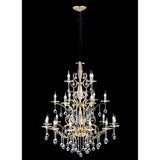 Zinta 100cm 3 Tier 22 Light Crystal Chandelier - French Gold