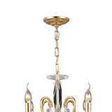 Zinta 75cm 2 Tier 12 Light Crystal Chandelier - French Gold
