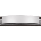 Zira 2 Light Frosted Glass Wall Light -  Chrome