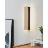 Zubialde LED Wall Light - Black & Brown